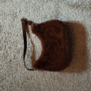 Furry Brown Forever 21 Purse
